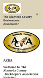 Mobile Screenshot of alamedabees.org