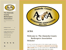 Tablet Screenshot of alamedabees.org